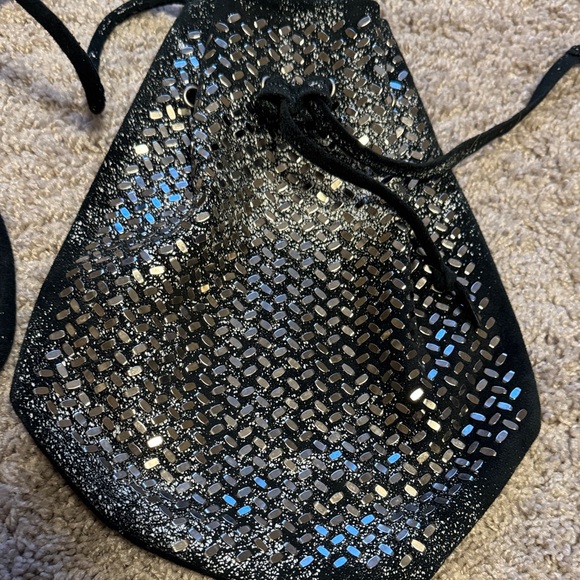 Calleen Cordero Black studded Crossbody Bag - Picture 2 of 8